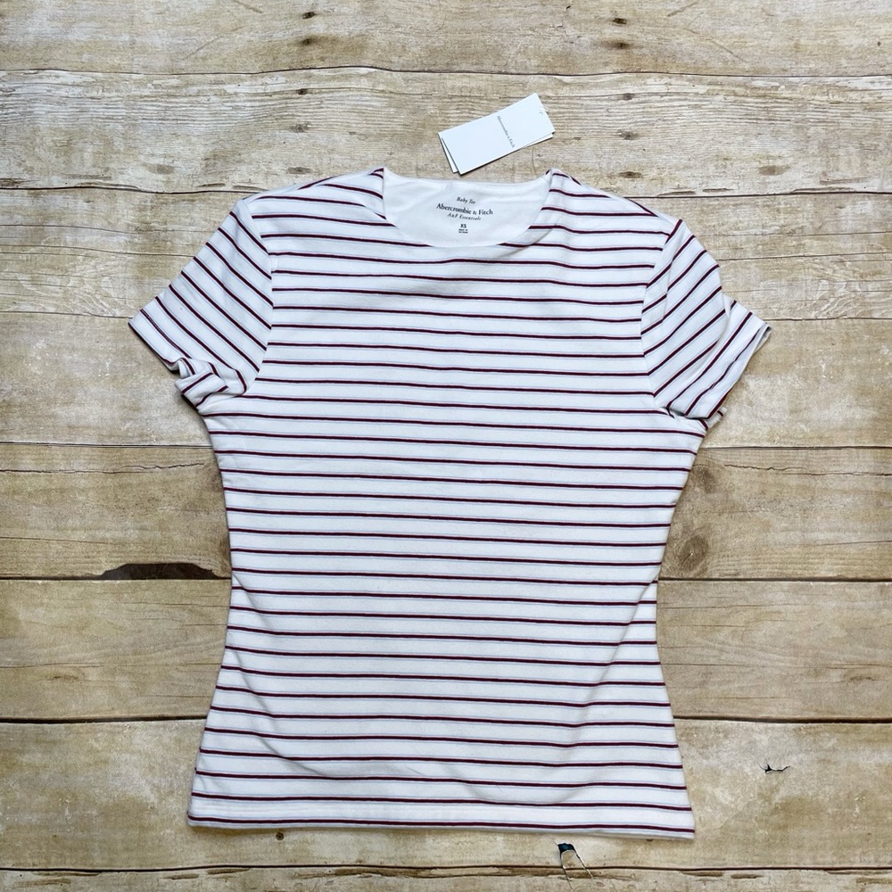 Abercrombie & Fitch NWT Stripped Baby Tee Shirt
